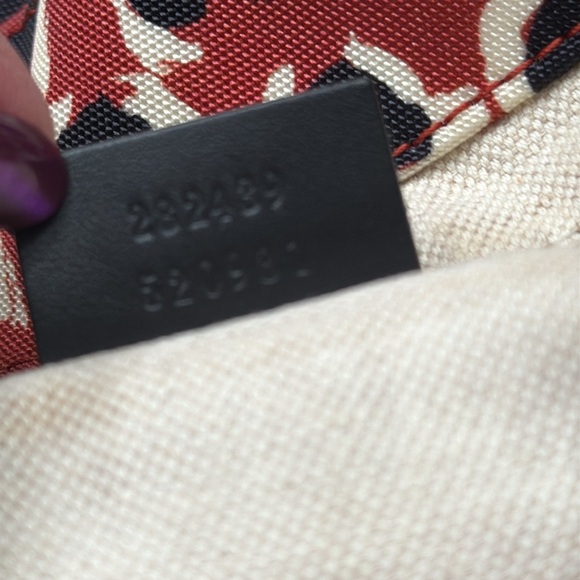 GUCCI Canvas Leopard Print Tote - Picture 15 of 16